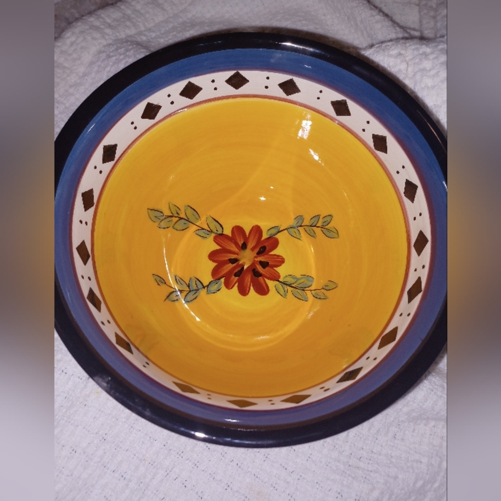 Paisley Shaped Platter w/ 2 Coffee Mugs Plus One Bowl - Picture 13 of 14
